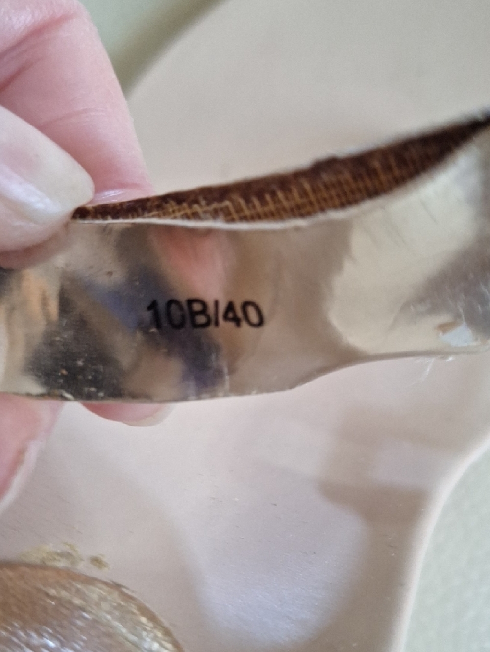 BCBGeneration Metallic Gold Wedge T-Strap Sandals - Picture 8 of 10